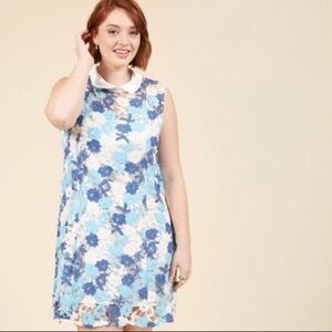 ModCloth Unrivaled Arrival Shift Dress- Size 1X- NWOT